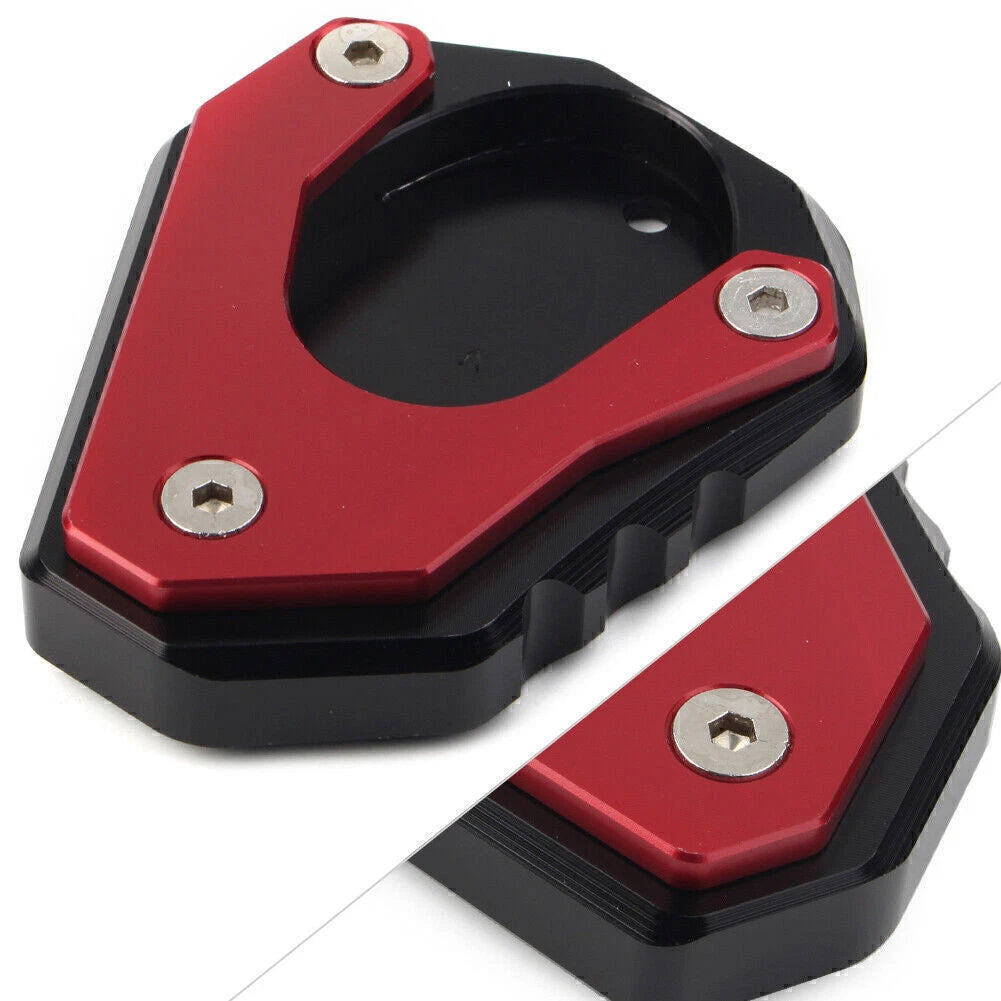 Kickstand Side Stand Enlarger Pad for KAWASAKI Ninja 400 (2018-2020) Red