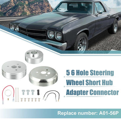 5 & 6 Hole Short Hub Adapter for Tilt Steering Wheel for GM Chevy