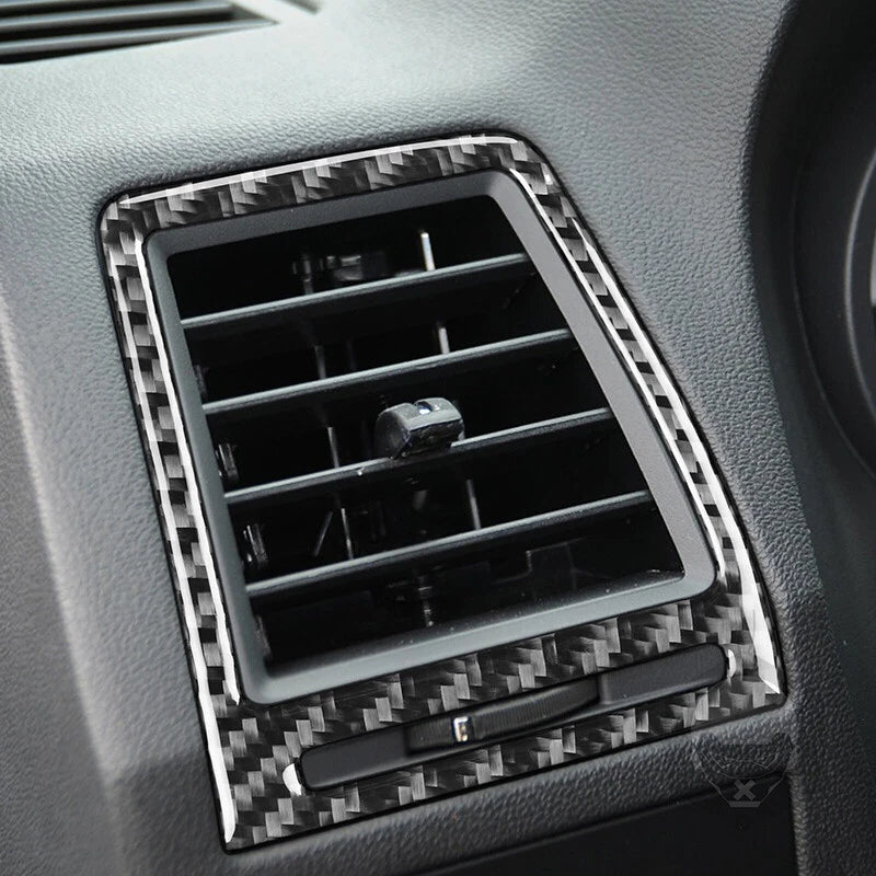 Driver Seat Air Outlet Vent Cover Trim Carbon Fiber for Dodge Challenger (2008-2014)