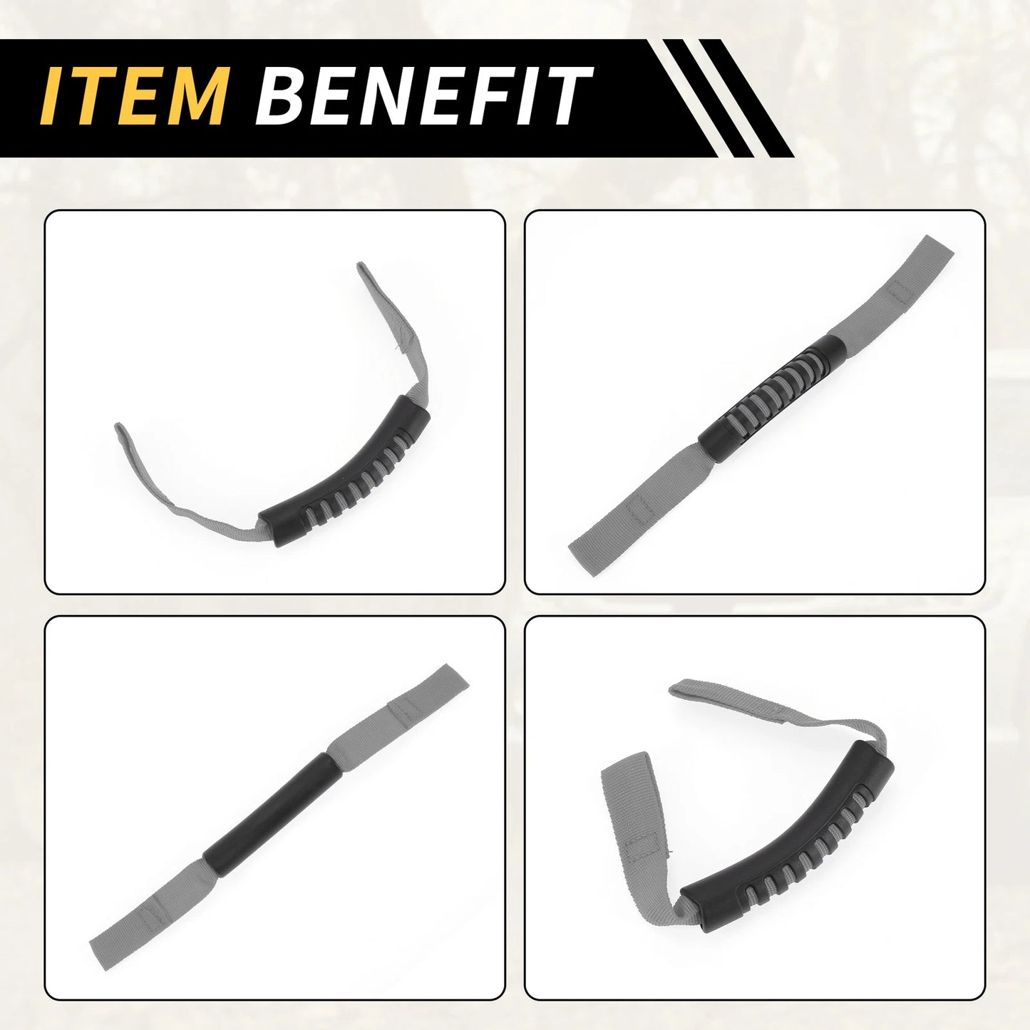 Headrest Grab Handles for Jeep Wrangler (2011-2023)