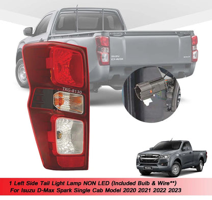LH Tail Light for Isuzu Dmax Single Cab (2020-2023)