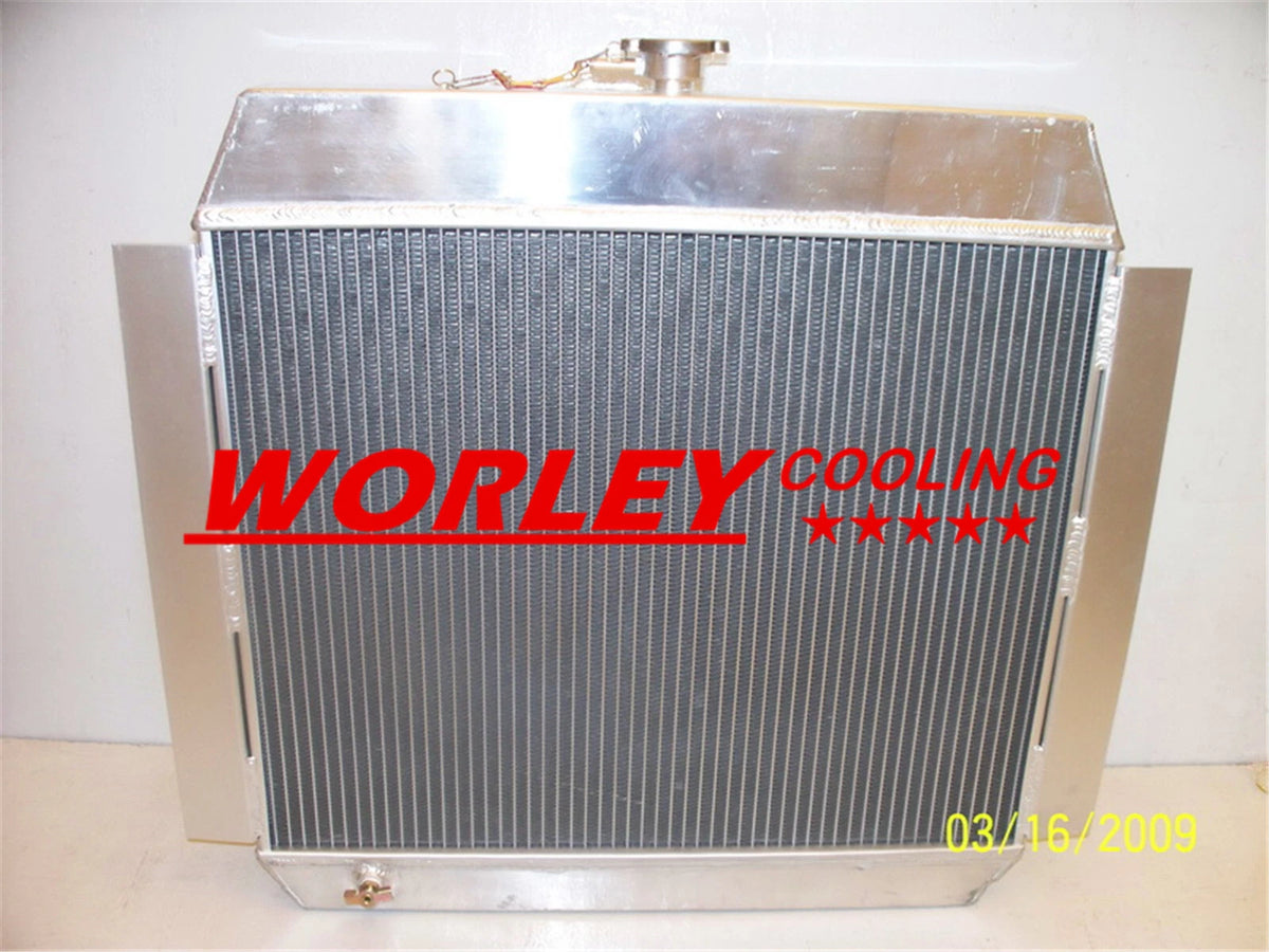 3 Row Alloy Radiator for Chevrolet Corvette C1 Blue Flame 235 (1953-1955)