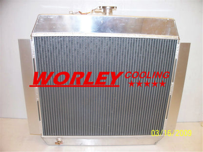 3 Row Alloy Radiator for Chevrolet Corvette C1 Blue Flame 235 (1953-1955)