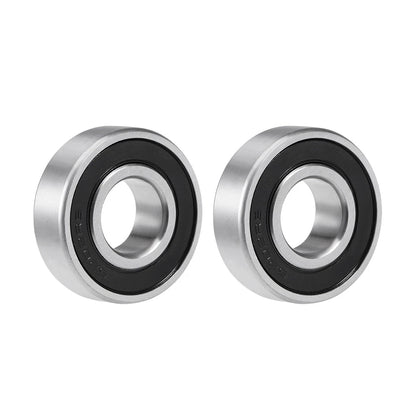 Deep Groove Ball Bearing 15x35x11mm Sealed Chrome Steel Bearing 2 x Pcs