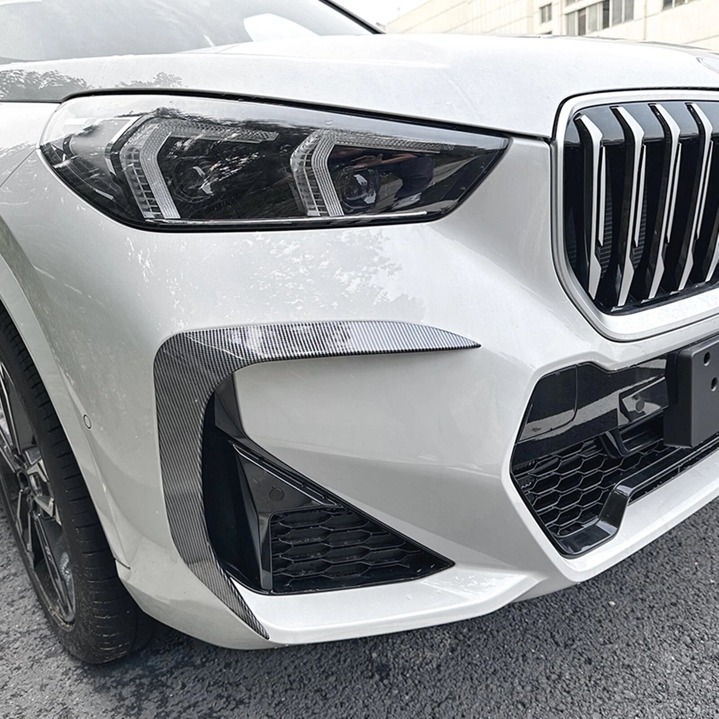 Front Bumper Side Spoiler Trim for BMW X1 U11 U12 M Sport (2023-2024)