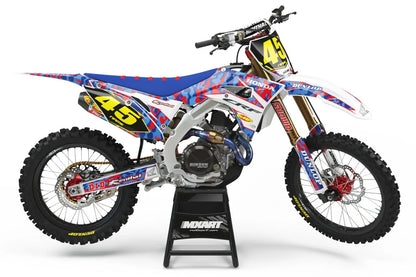 Custom Graphics Full Kit for Honda CRF110 (2019-2021) HAWK STYLE Stickers