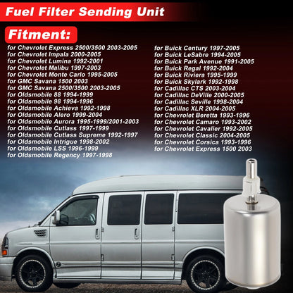 Fuel Filter Assembly Metal for Buick Century (1997–2005)