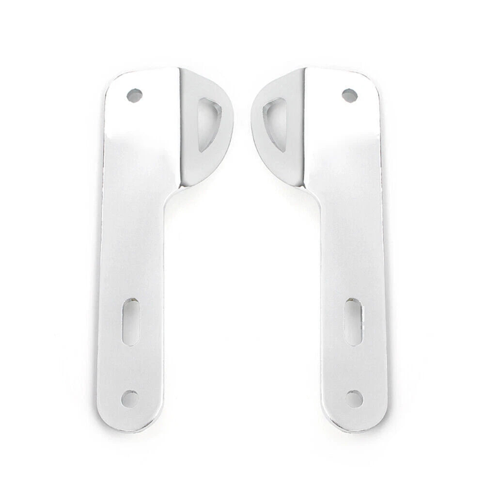 Chrome Trailer Hook Tie-Down Brackets for Harley Touring