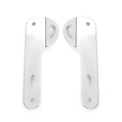 Chrome Trailer Hook Tie-Down Brackets for Harley Touring
