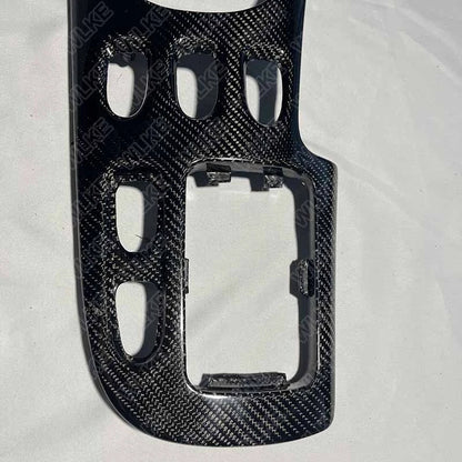 RHD Carbon Fiber Gear Shift Panel Cover Replace for Mazda RX-7 RX7 FD3S