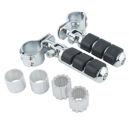 22mm 25mm 32mm 35mm Adjustable Highway Bar Footpegs for Harley