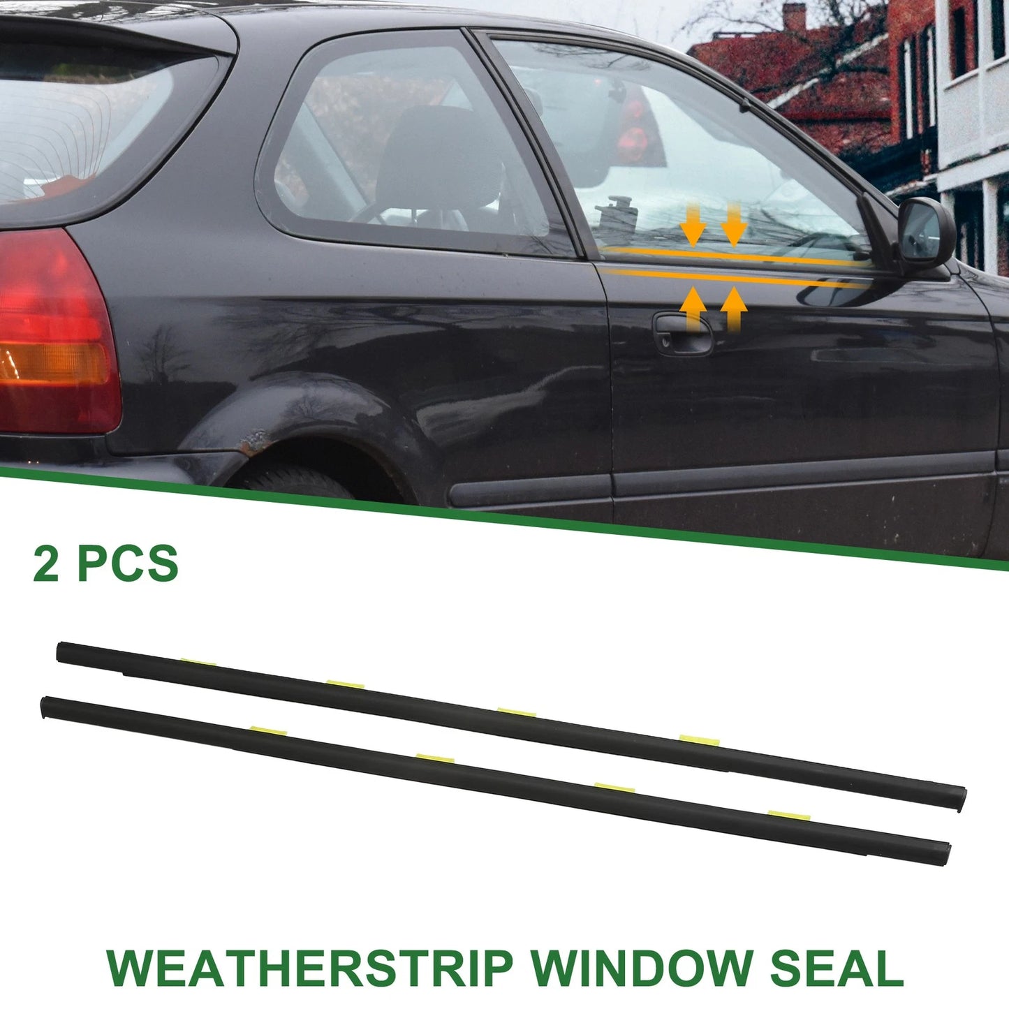 Rear Weatherstrip Window Seal for Honda Civic (2006-2011)