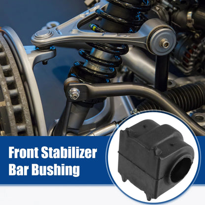 Front Sway Bar Bushing for Ford Explorer 2006-2010 - 2 x Rubber Black