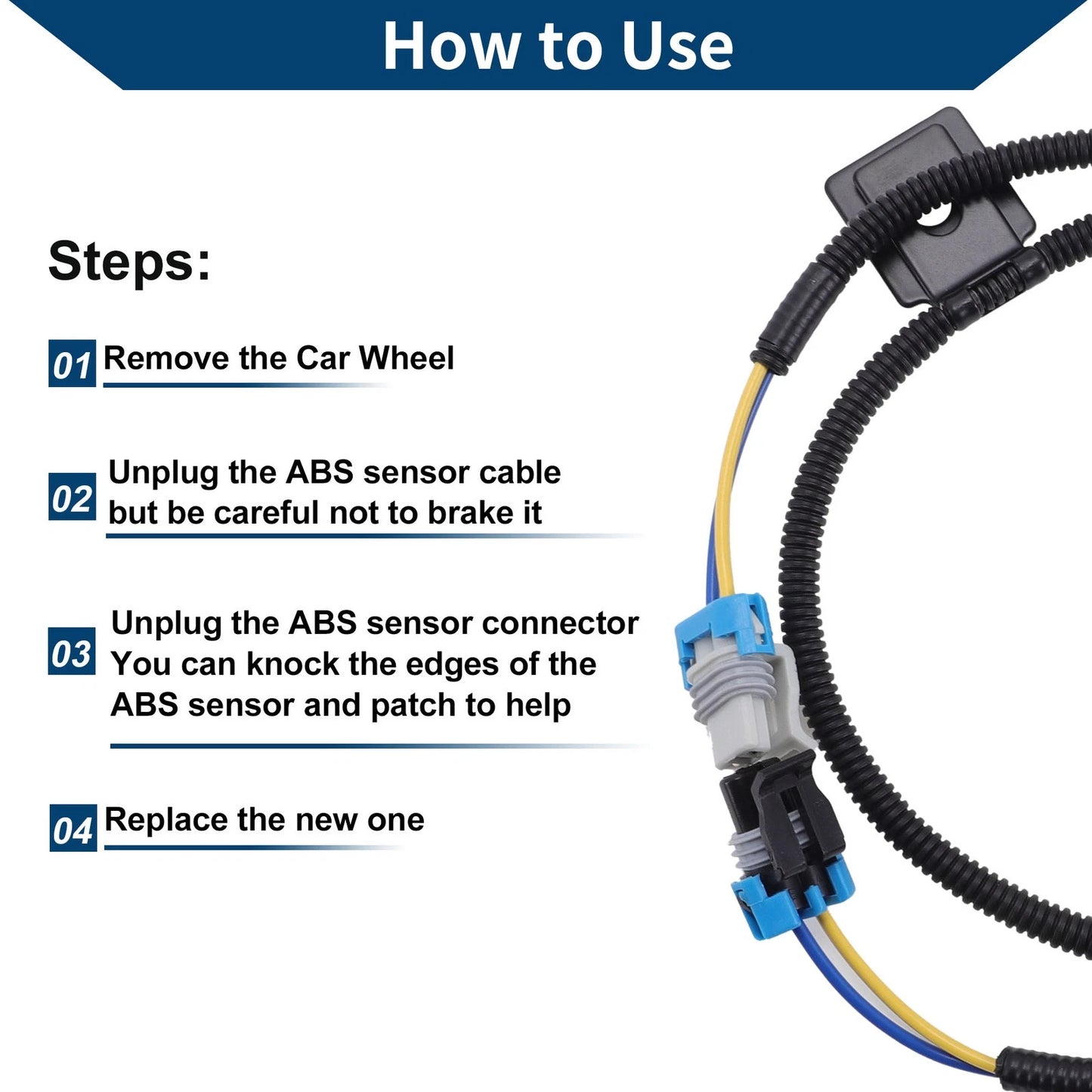 ABS Wheel Speed Sensor ABS Sensor for Chevrolet Equinox