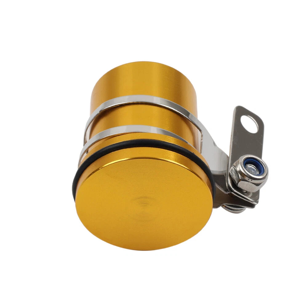 Gold Rear Brake Fluid Reservoir Clutch Oil Cup for Yamaha YZF R1 R3 R6 R25