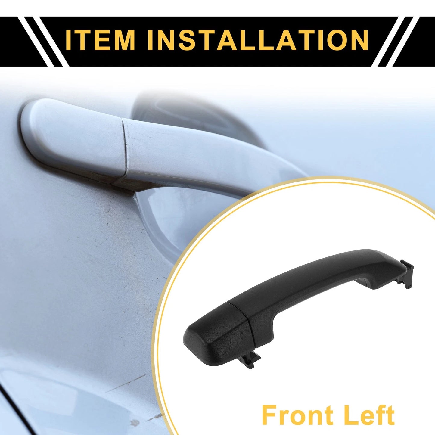 Front Left Exterior Door Handle for Toyota Tundra (2007–2020)