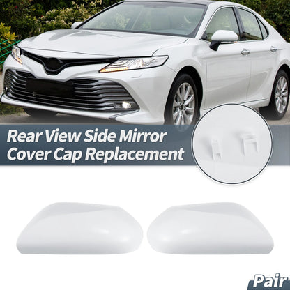 Rearview Mirror Cover Cap White for Toyota Camry V70 (2018-2021)