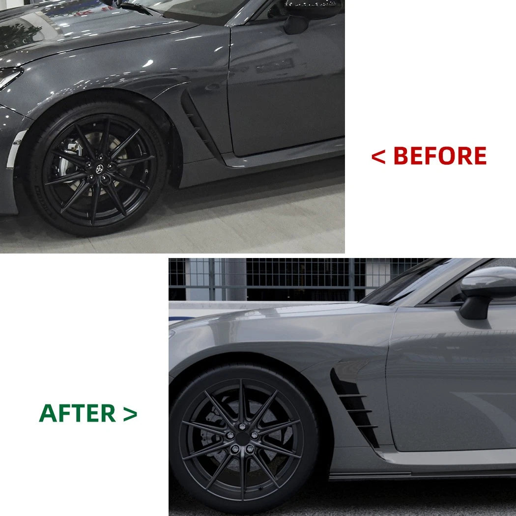 Fender Scoop Splitter Spoiler Trims Cover for Toyota GR86 / Subaru BRZ (22–25)