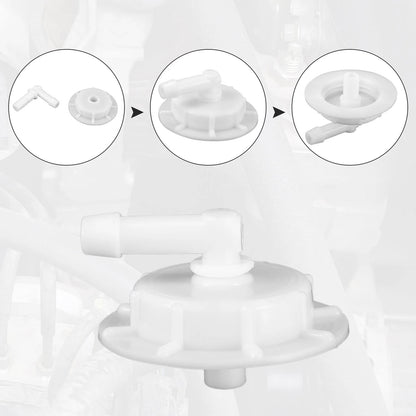 3 x Windshield Washer Fluid Reservoir Bottle Tank Cap for Acura CL (2001-2003)