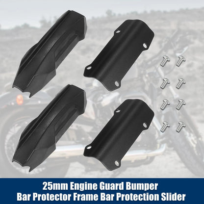 4pcs Motorcycle Guard Crash Bar Bumper Block for BMW R1250GS Adventure F800GS