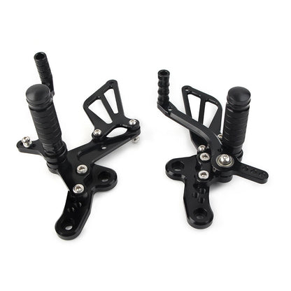 Rearset Foot Pegs for Suzuki Hayabusa GSX1300R (1999-2008) Black