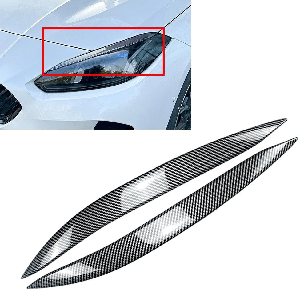 Headlight Eyebrow Eyelids Cover Trim for BMW 1 Series 2 Series (2011-2020)