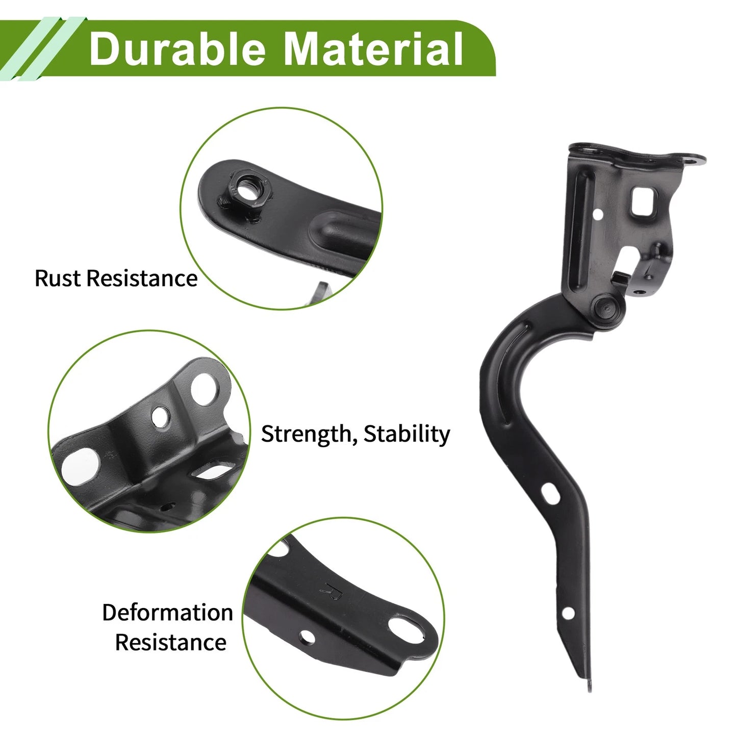 Hood Hinges 1 Pair for Toyota Corolla (2020-2022)