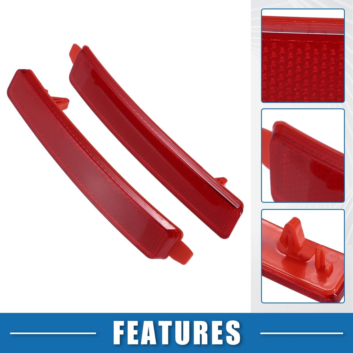 Car Red Rear Bumper Reflector for Cadillac SRX (2010-2016)