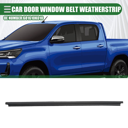 Front Left Door Window Belt Weatherstrip for Toyota Hilux (2005-2014) Black