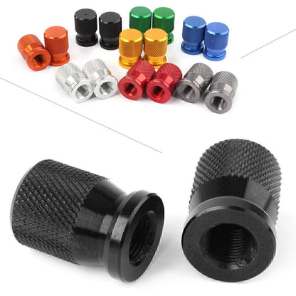 2 x Tyre Air Valve Caps for Car Truck Motorcycle Bike Universal