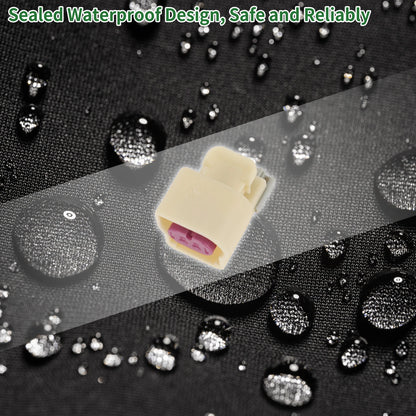 2-Pin Knock Detonation Sensor Connector Plug Female Wire Terminal for Chevy