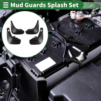 Mud Flaps Splash Guards for Ford Focus 1.8 (2009-2014) with Mount Accessories