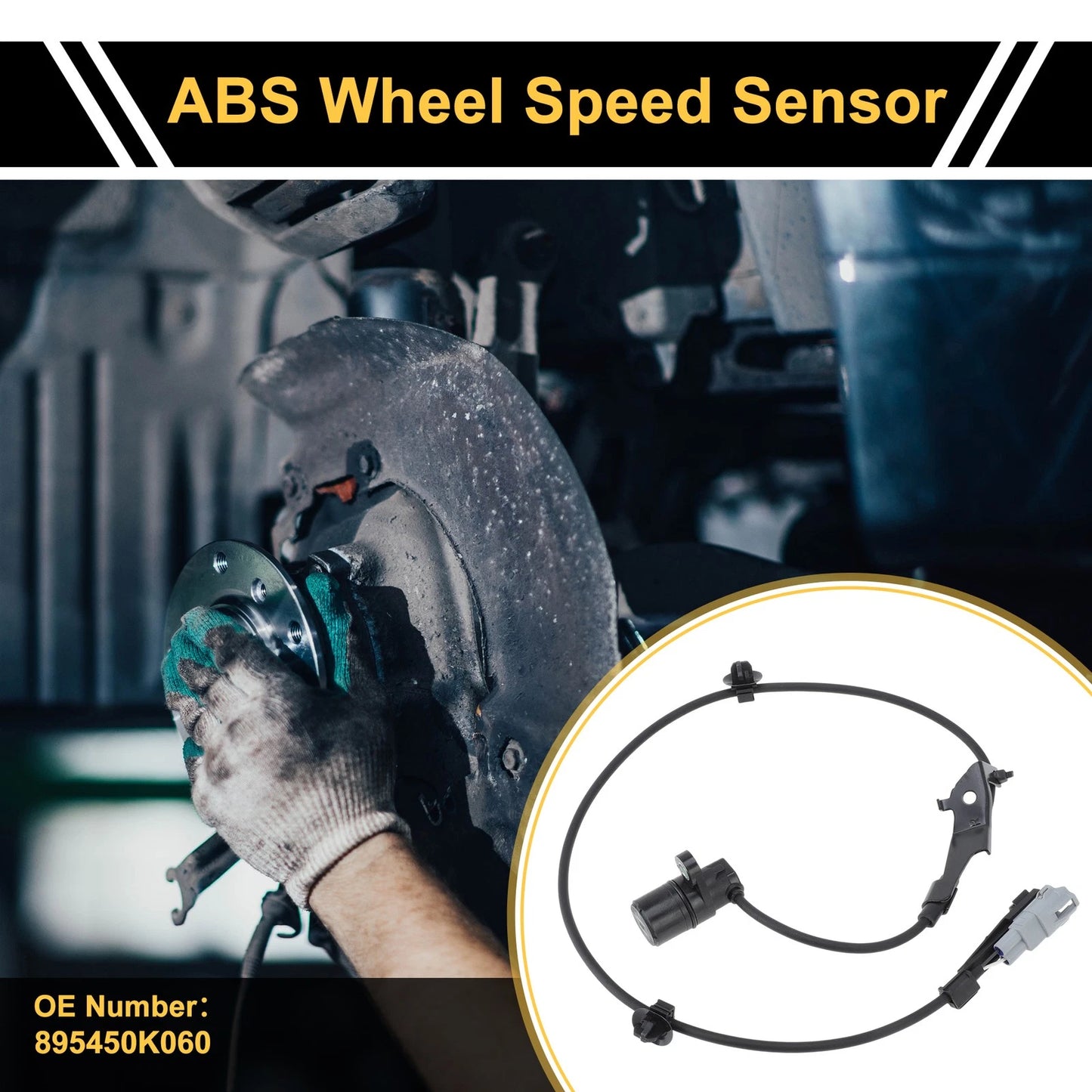 ABS Wheel Speed Sensor Rear Right for Toyota Hilux