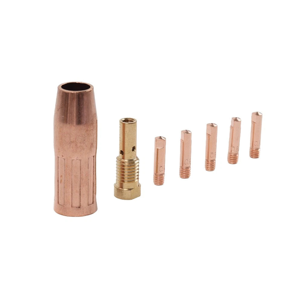 0.8mm Nozzle Tip Kit for Handy MIG Welder - 7 pcs (11205)