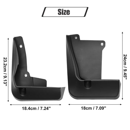Mud Flaps Splash Guards for Toyota Camry (2018-2022) Black 1 Set