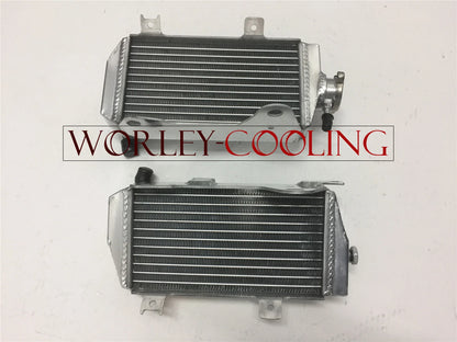 Aluminum Radiator for Honda CRF250R CRF 250 R (2014-2015) + Hose Blue