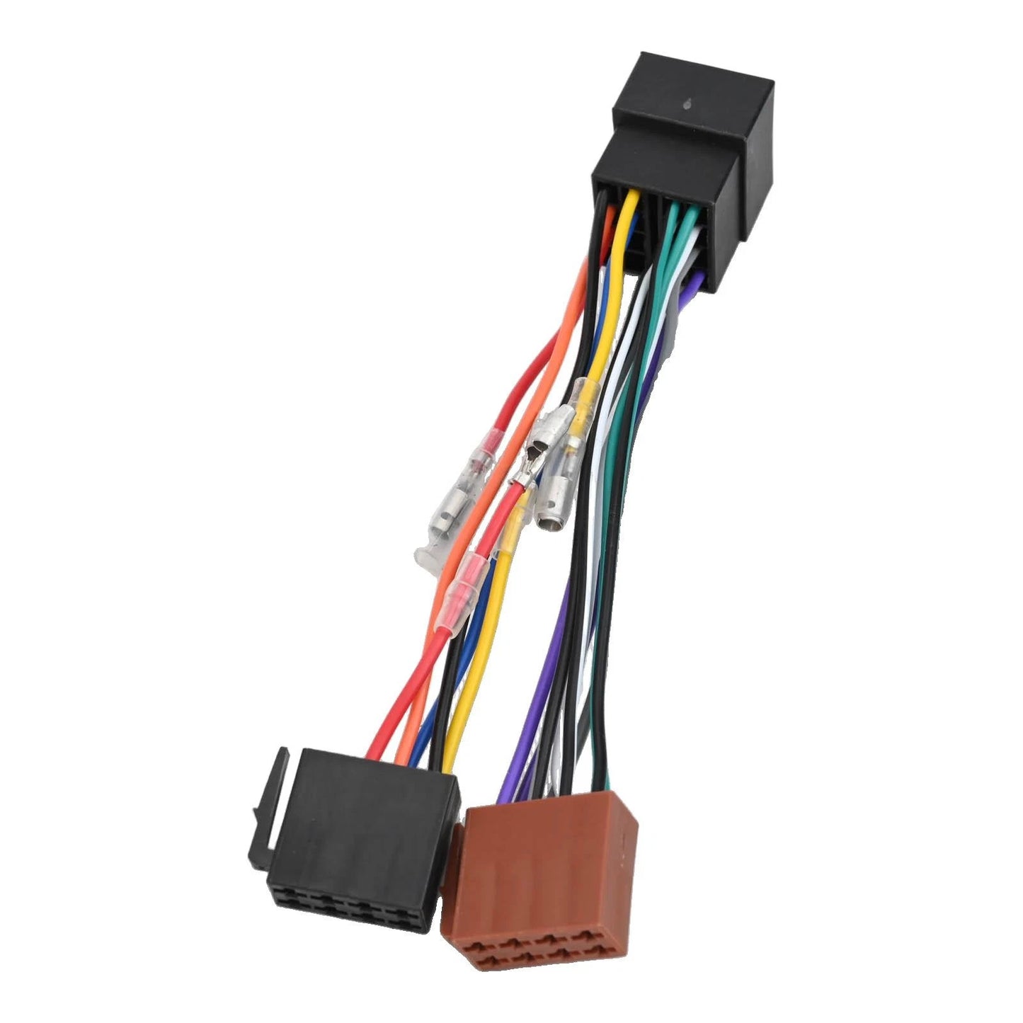 16 Pin Auto Adapter Wiring Harness for Car Stereos with ISO Connections