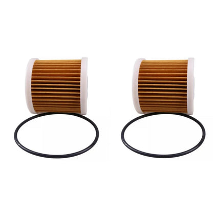 2Pc Fuel Filter Water Separator for Honda/Yamaha Outboards (2000-2023)