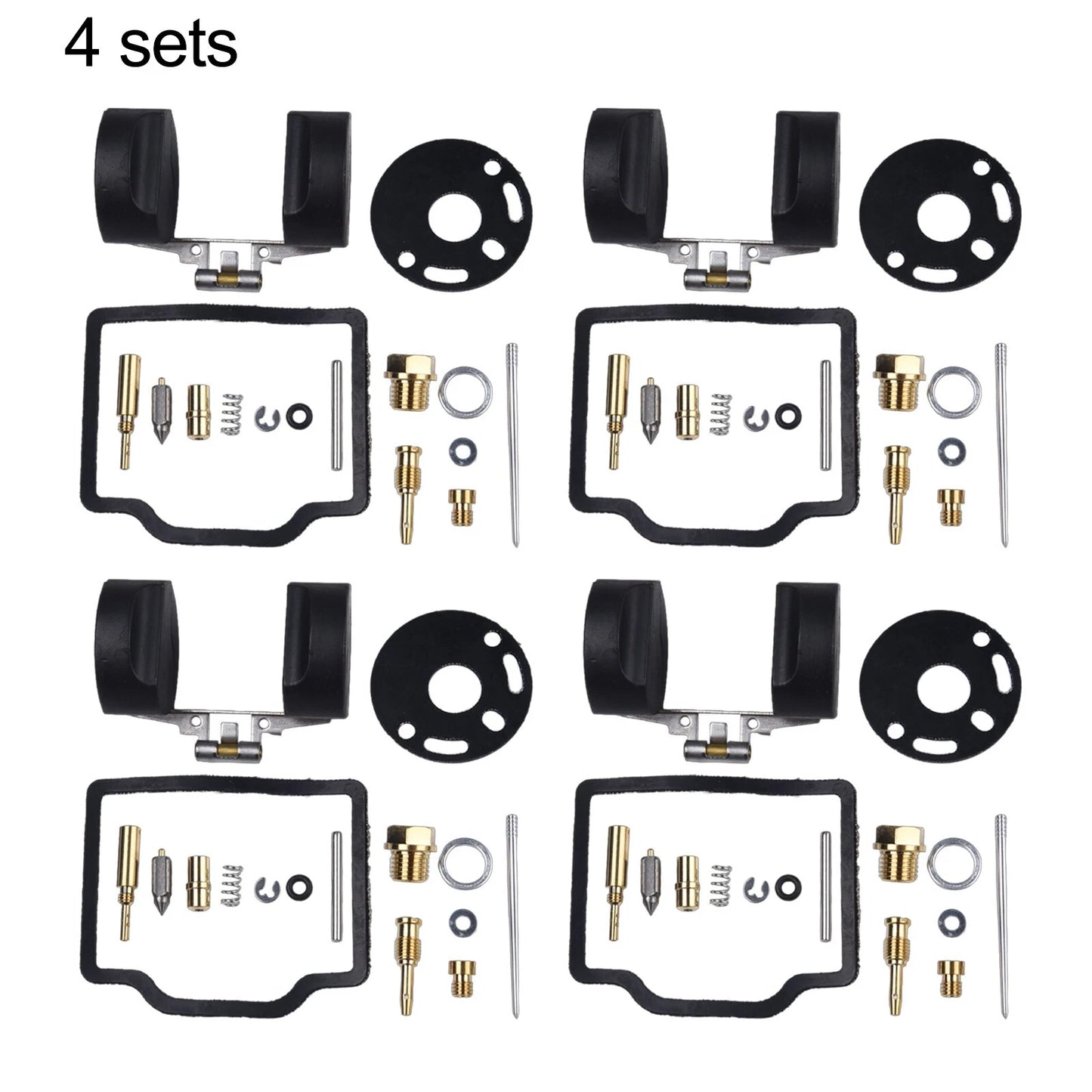 Carburetor Repair 4x Black for CB750K (1969–1976)
