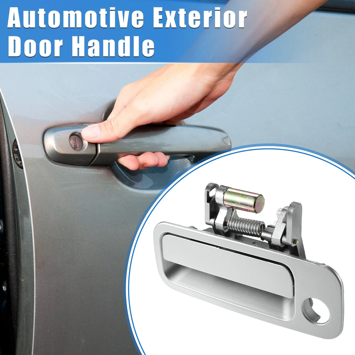 Silver Tone Exterior Door Handle for Toyota Camry (1997-2001)