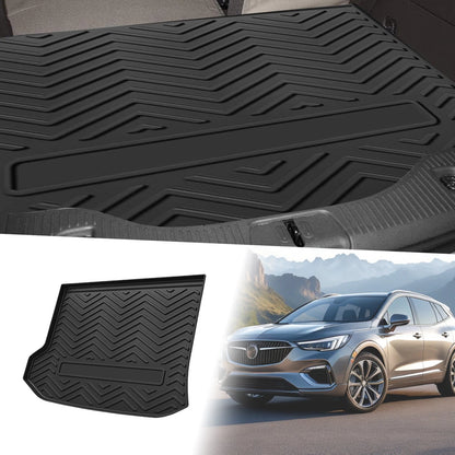 Flat Face Cargo Liner Rear Trunk Mat / 1 Pc for Buick Envision (2016–2020)
