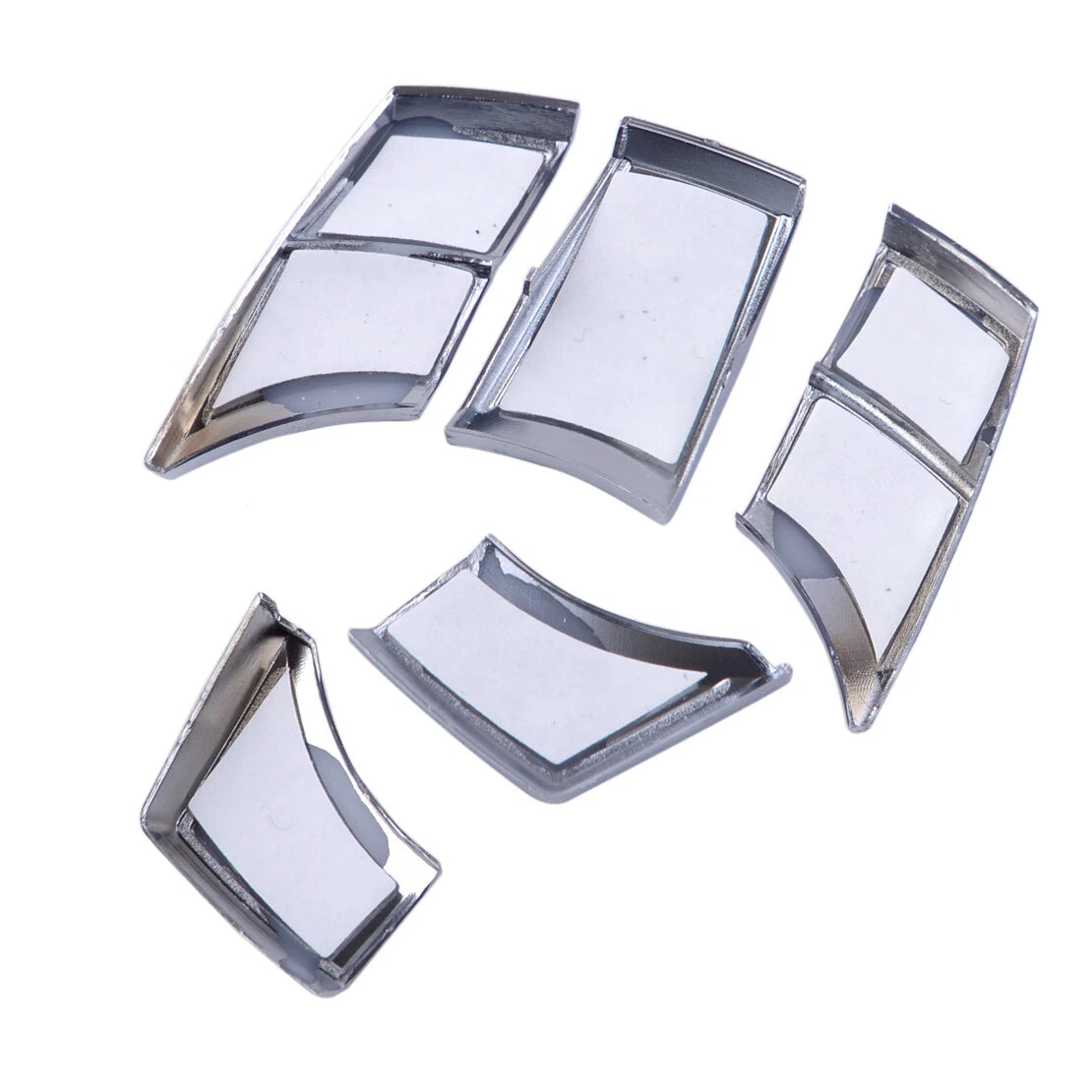 5 x Silver ABS iDrive Multimedia Button Covers for BMW 2 3 4 5 6 X5 X6