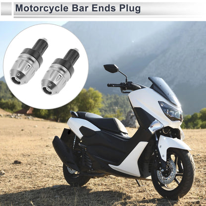Bar Ends Plug 2 x Aluminum Alloy Bar Ends for Motorcycle 7/8 22mm