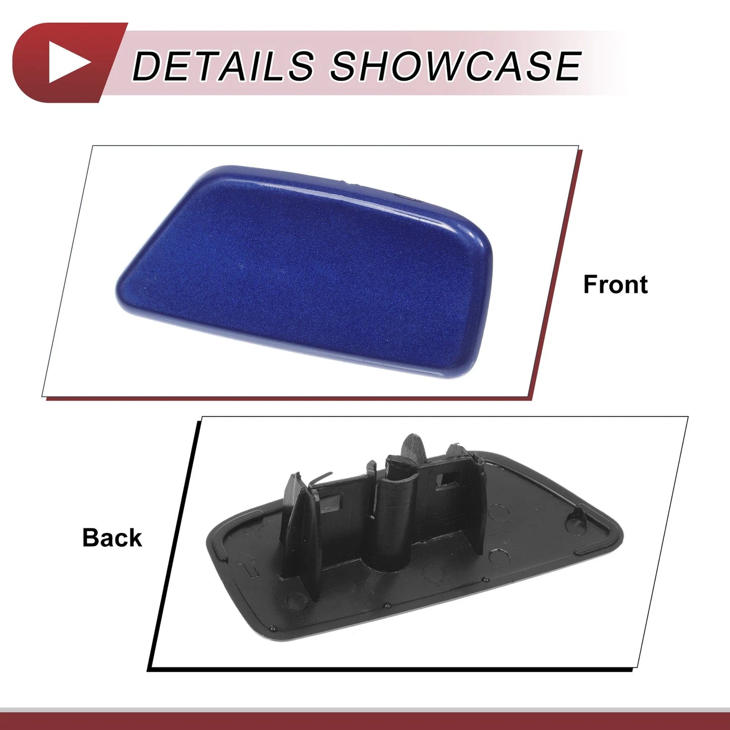 Front Left Washer Nozzle Cover for Subaru Forester (2009-2012) Blue