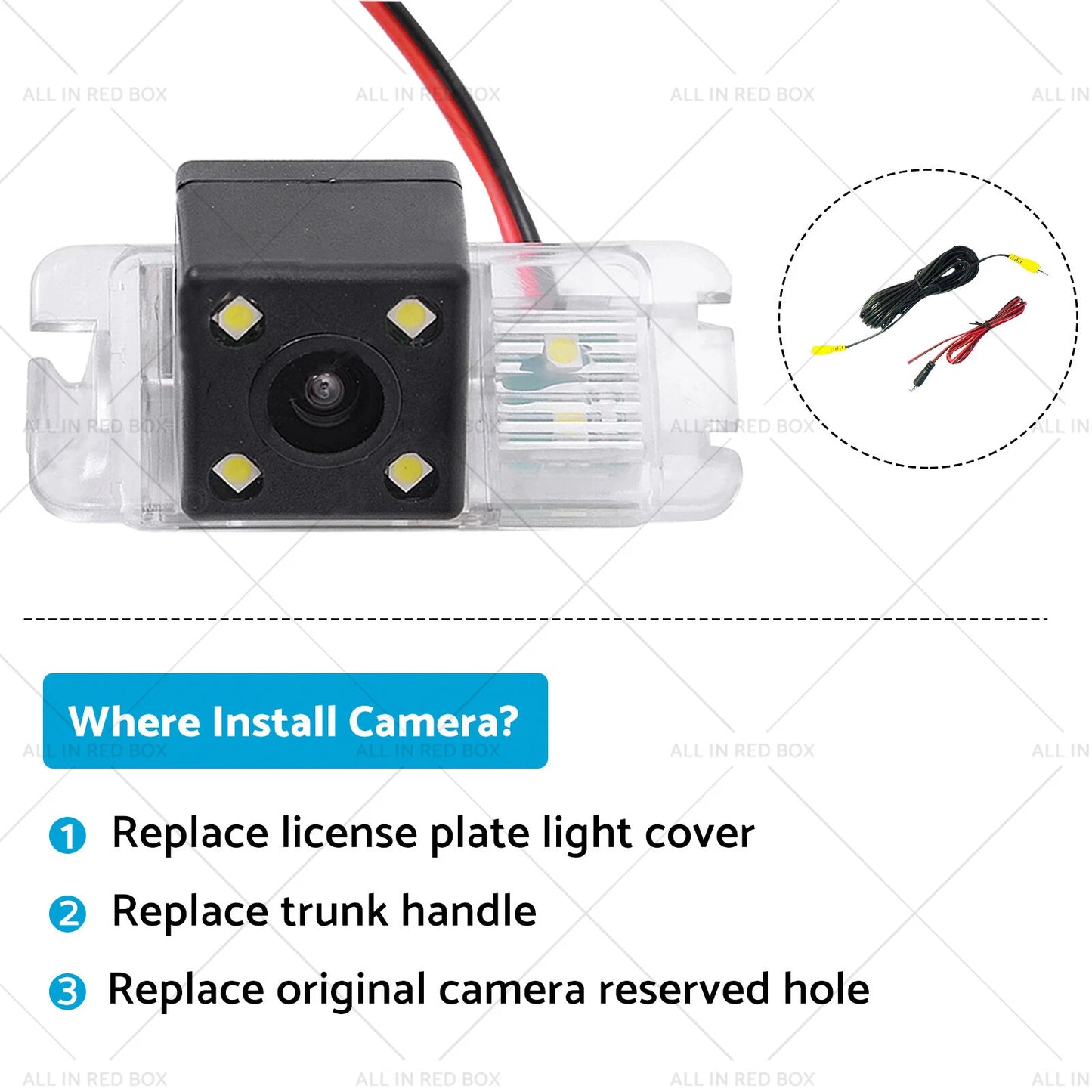 Reversing Camera for Ford Mondeo, Focus, S-Max, Galaxy, Kuga, C-Max (2007-2014)