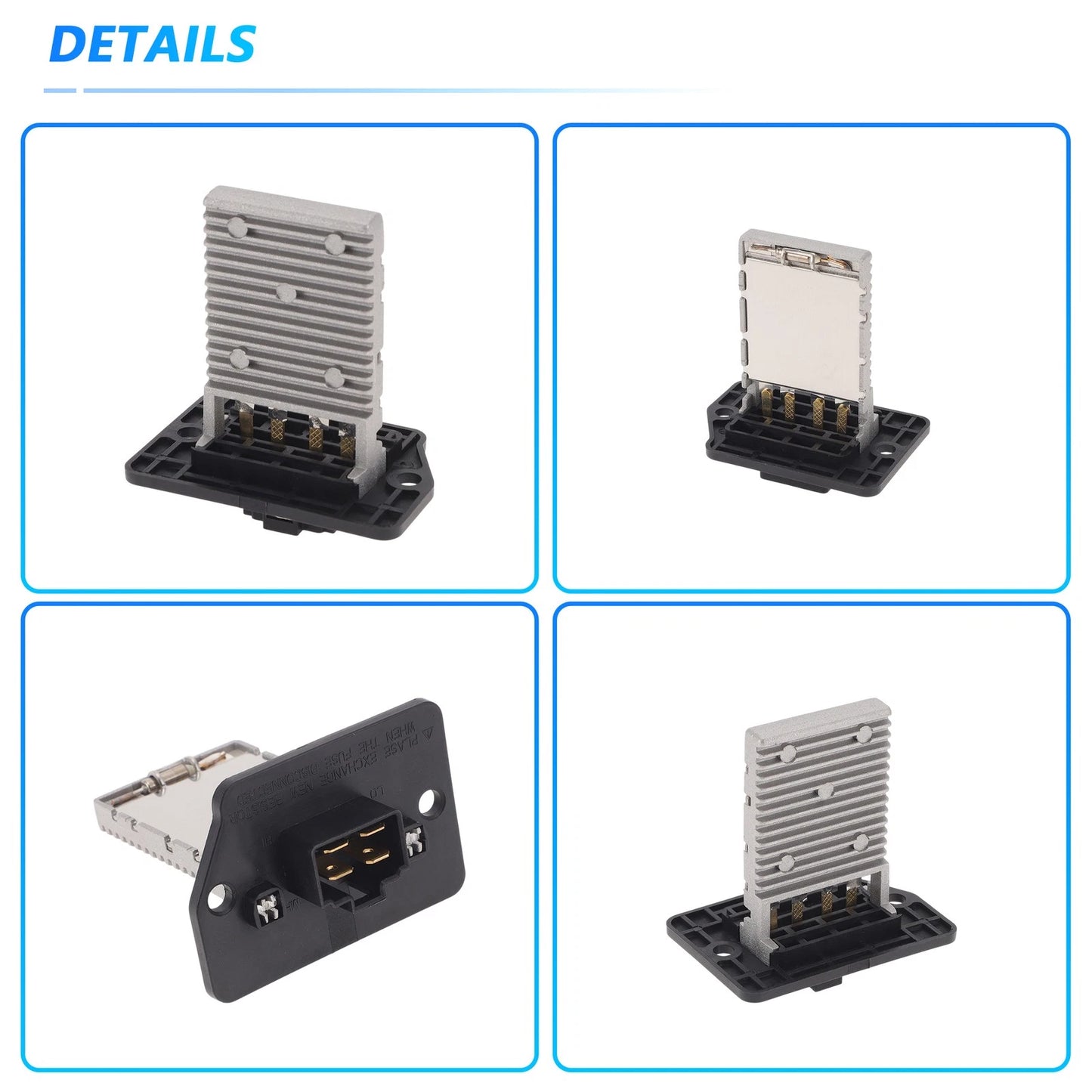 HVAC Blower Motor Resistor for Ford Ranger (2015-2023)