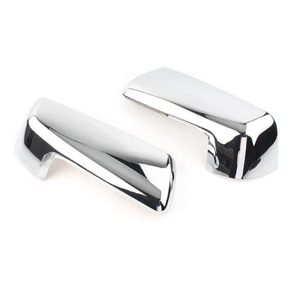 Chrome Top Half Mirror Covers for 2019-2023 Chevy Silverado / GMC Sierra 1500
