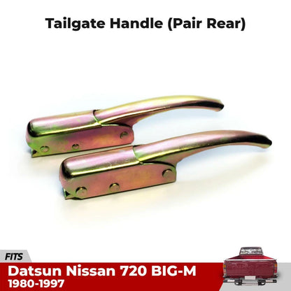 Tailgate Cargo Door Handle Latch Pair Fits Datsun Nissan 720 Navara D21 1980-94