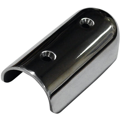 Gunwhale End Cap for 35mm Round Gunnel - 316 Stainless Steel