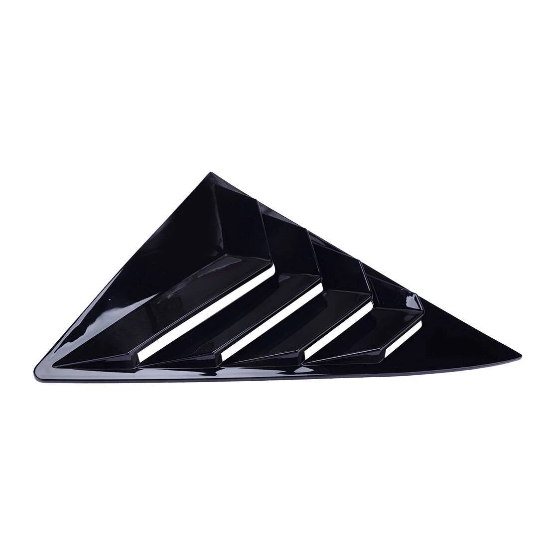 Black Rear Side Window Louver Covers for Toyota Camry